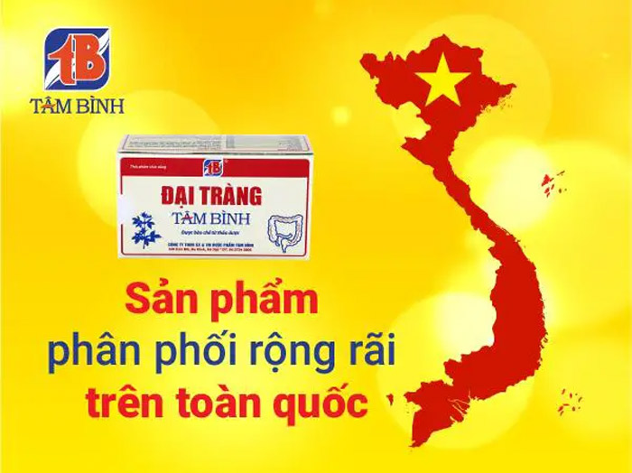 Sản phẩm được phân phối rộng khắp trên cả nước